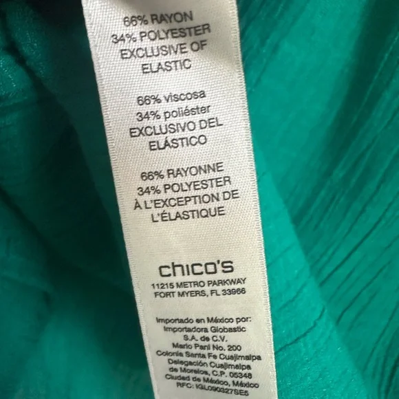 Chicos Crinkle Loose top - Picture 4 of 4